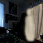 Der Besucher im Schlafzimmer